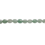 Green Aventurine Faceted Oval Beads 6x8mm Strand Natural Stone
