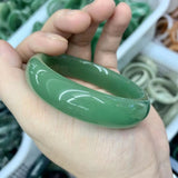 Green Aventurine Jade Bangle Gemstone Jewelry For Women