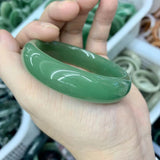 Green Aventurine Jade Bangle Gemstone Jewelry For Women
