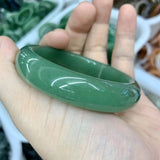 Green Aventurine Jade Bangle Gemstone Jewelry For Women