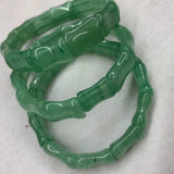 Green Aventurine Jade Stone Beads Bracelet Natural Gemstone Jewelry Bangle