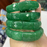 Green Aventurine Jade Stone Beads Bracelet Natural Gemstone Jewelry