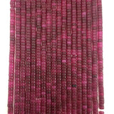 Green Aventurine Red Ruby Heishi Gemstone Beads 2*4/4*13MM