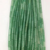 Green Aventurine Red Ruby Heishi Gemstone Beads 2*4/4*13MM