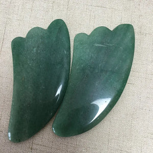 Green Aventurine Scrapping Plate Body Therapy Massager
