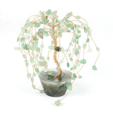 Green Aventurine Tree of Life Balance Lucky Wish Willow Ornament
