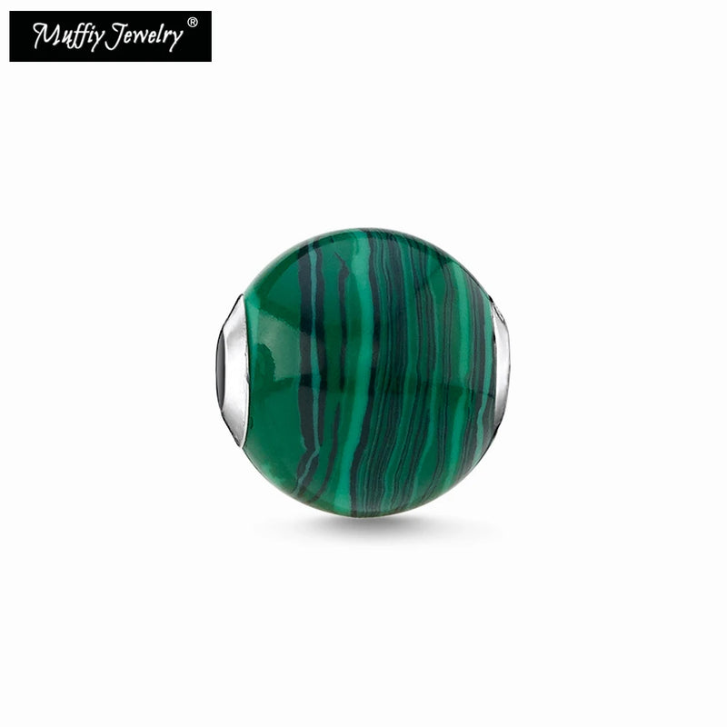 Green Beads Charm Beads, Karma Europe Good Jewelry Fit Key Necklace Bracelet