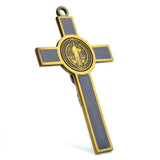 Catholic St Benedict Crucifix 77mm Charm Pendant 6pcs