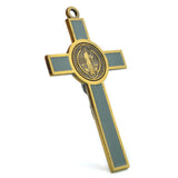 Catholic St Benedict Crucifix 77mm Charm Pendant 6pcs