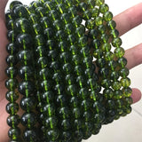 Green Brazilian Olive Quartz Peridot Gemstone Bead 6/8/10MM