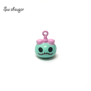Green Cartoon Bell Charms For Pet Bracelet Necklace Pendant