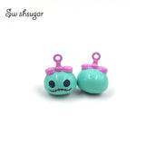 Green Cartoon Bell Charms For Pet Bracelet Necklace Pendant
