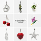 Chameleon Lizard Pendant 925 Silver Jewelry for Necklaces