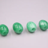 Green Jadeite Loose Beads 14x10mm - Light Green Beads