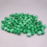 Green Jadeite Loose Beads 14x10mm - Light Green Beads