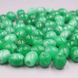 Green Jadeite Loose Beads 14x10mm - Light Green Beads