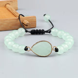 Bohemian Green Crystal Charm Bracelet for Women