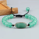 Bohemian Green Crystal Charm Bracelet for Women