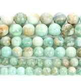 Green Crystal Light Pink Stone Charm Loose Beads Jewelry Making DIY 6/8/10MM