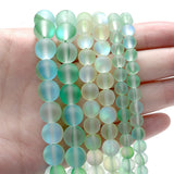 Green Crystal Stone Beads 6 8 10mm for Jewelry Making