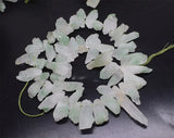 Green Crystal Matte Baroque Beads for DIY Jewelry Making