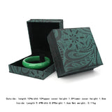 Green Bracelet Jewelry Storage Box Earring Pendent Ring Showcase Organizer