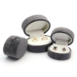 Green Flannel Jewelry Organizer Wedding Ring Box Holder