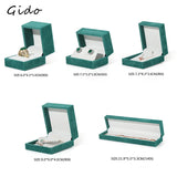 Green Flannel Jewelry Box for Display