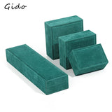 Green Flannel Jewelry Box for Display