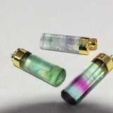 Green Fluorite Pendant for Jewelry Making Natural Gem Stone Necklace