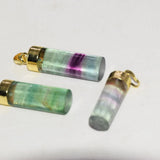Green Fluorite Pendant for Jewelry Making Natural Gem Stone Necklace