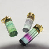 Green Fluorite Pendant for Jewelry Making Natural Gem Stone Necklace