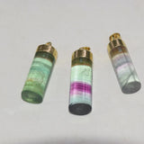 Green Fluorite Pendant for Jewelry Making Natural Gem Stone Necklace