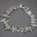 Green Quartz Point Pendant, Healing Crystal Necklace