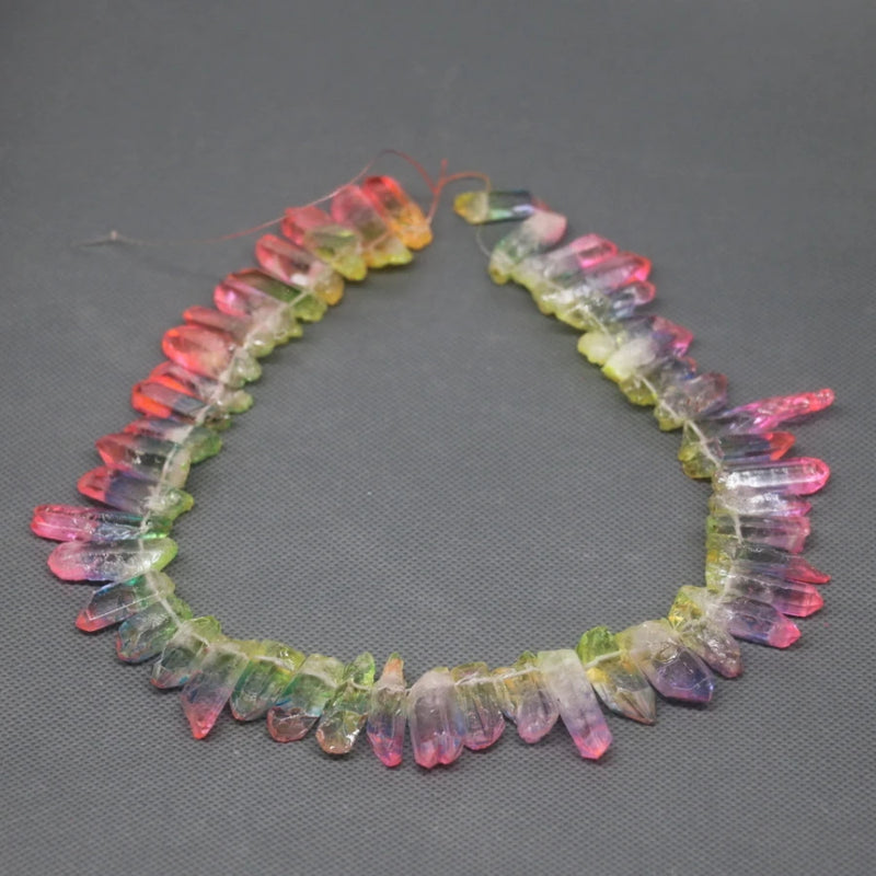 Green Healing Crystal Quartz Beads Choker Necklace