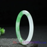 Green Jade Bangle Bracelet Jewelry Jadeite Natural Chinese Charm Amulet Carved