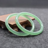 Green Jade Bangles Bracelets Lucky Amulet for Women