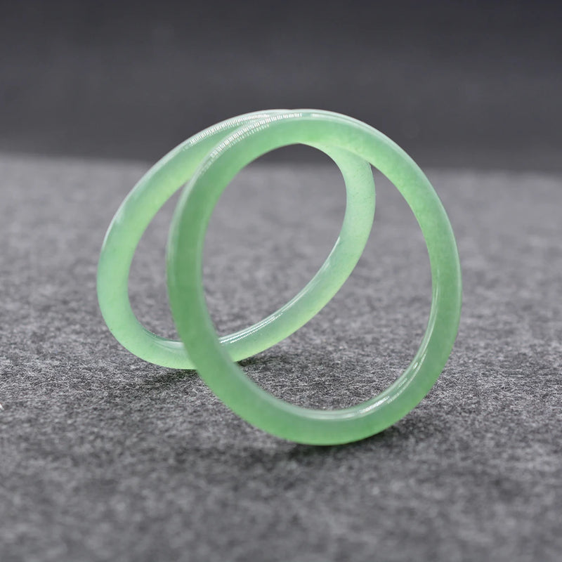 Green Jade Bangles Bracelets Lucky Amulet for Women