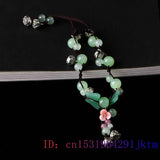 Green Jade Butterfly Bracelets Chalcedony Bangles Carved Chinese Jewelry