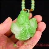 Green Jade Goldfish Pendant for Women Chinese Jewelry Natural Necklace Charm
