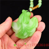 Green Jade Goldfish Pendant for Women Chinese Jewelry Natural Necklace Charm