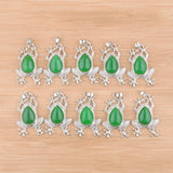 Green Jade Gemstone Frog Pendant for Necklaces Reiki TN4616