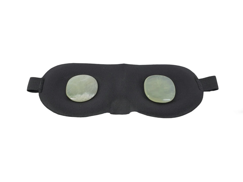 Green Jade Eye Therapy Mask for Meditation and Relaxation