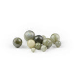 Green Labradorite Round Stone Beads for DIY Jewelry Making
