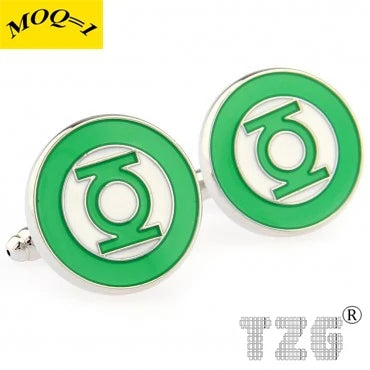 Green Lantern Cufflink Cuff Link Pair