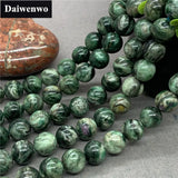 Natural Green Lepidolite Beads 6-12mm Round Stone DIY Bracelet Jewelry