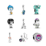 Sulley Robot Fish Charms 925 Silver DIY Bracelets Beads
