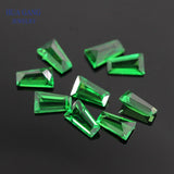 Green Nano Stone Ladder Shape Step Cut Gems 1.5-5mm