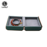 Green Octagonal Magnetic Jewelry Box Pendant Bracelet Box