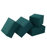 Green PU Leather Jewelry Box Necklace Ring Bracelet Gift Packaging Box